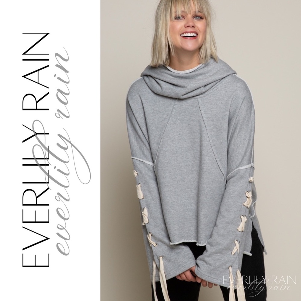POL Cowl Neck Hoodie - Picture 8 of 12